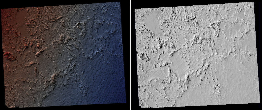 A DEM and orthoimage produced with IceBridge data